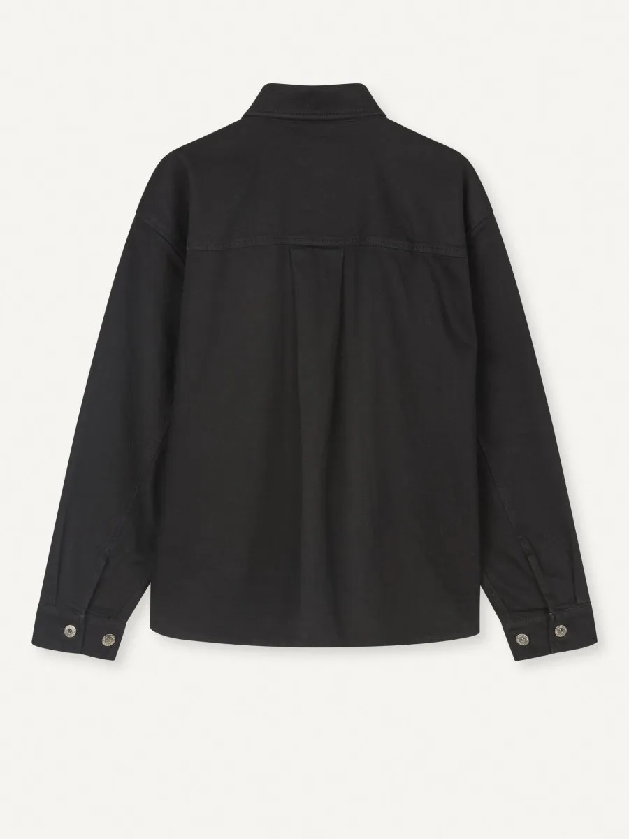Libertine Venture overshirt 3483 Deep Solid Black