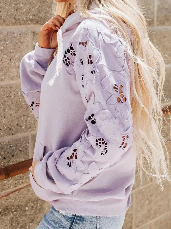 Love Story University Hoodie in Lilac