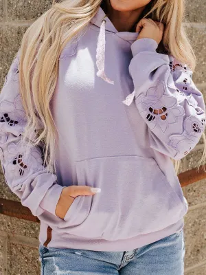 Love Story University Hoodie in Lilac