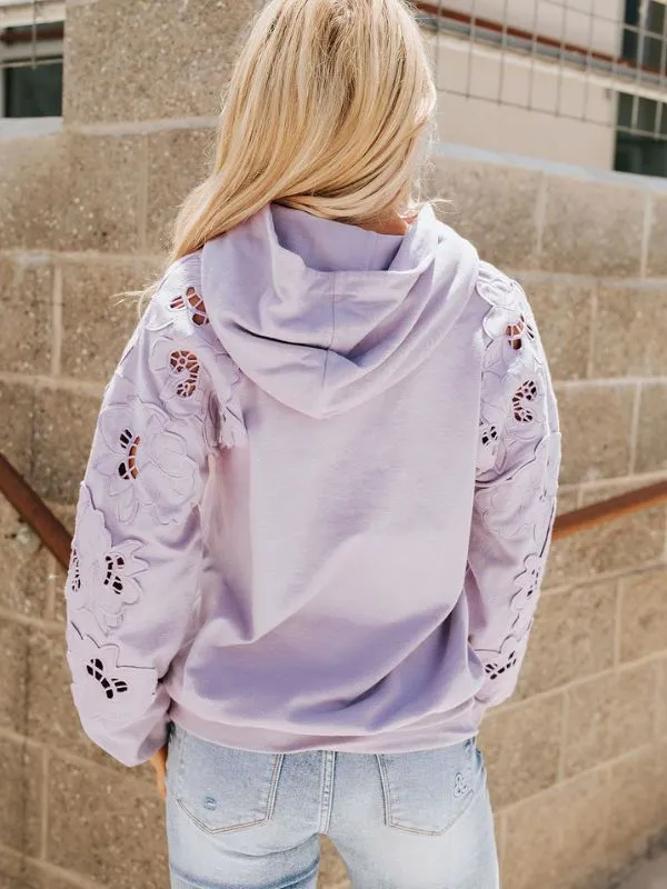 Love Story University Hoodie in Lilac