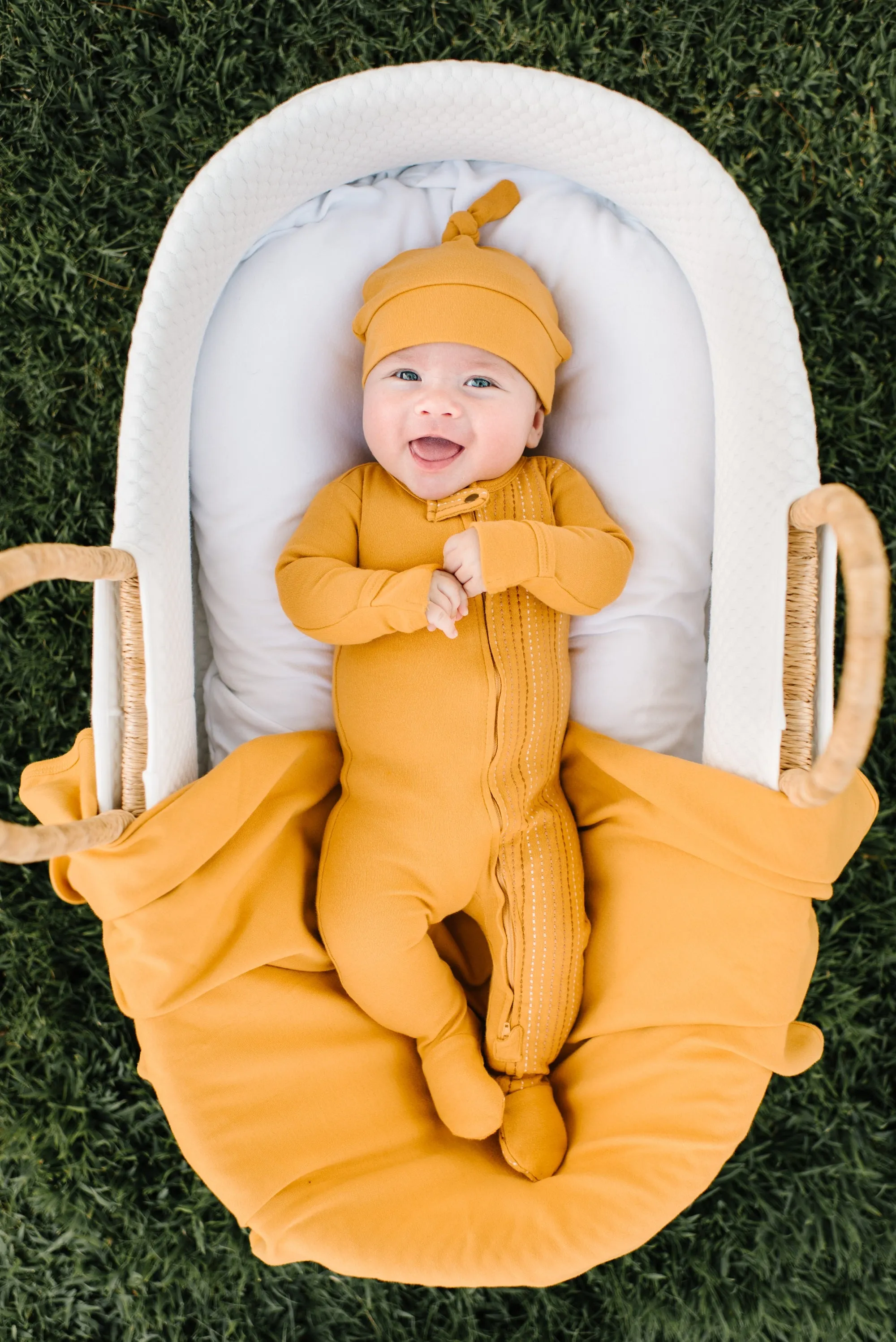 L'ovedbaby Organic Banded Top-Knot Hat