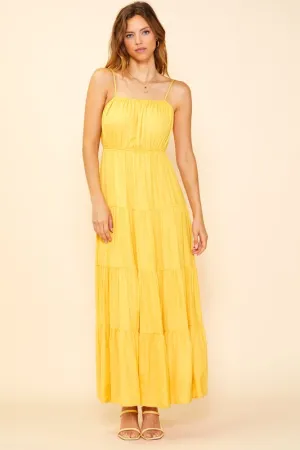 Mango Sorbet Tiered Maxi Dress