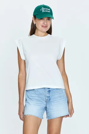 Marina Wide Shoulder Muscle Tee | Le Blanc