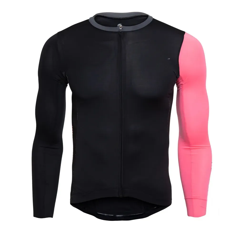 Men's Pro Team Long Sleeves Cycling Jersey 2023 Spring Autumn Bicycle Cycling  Breathable Clothing