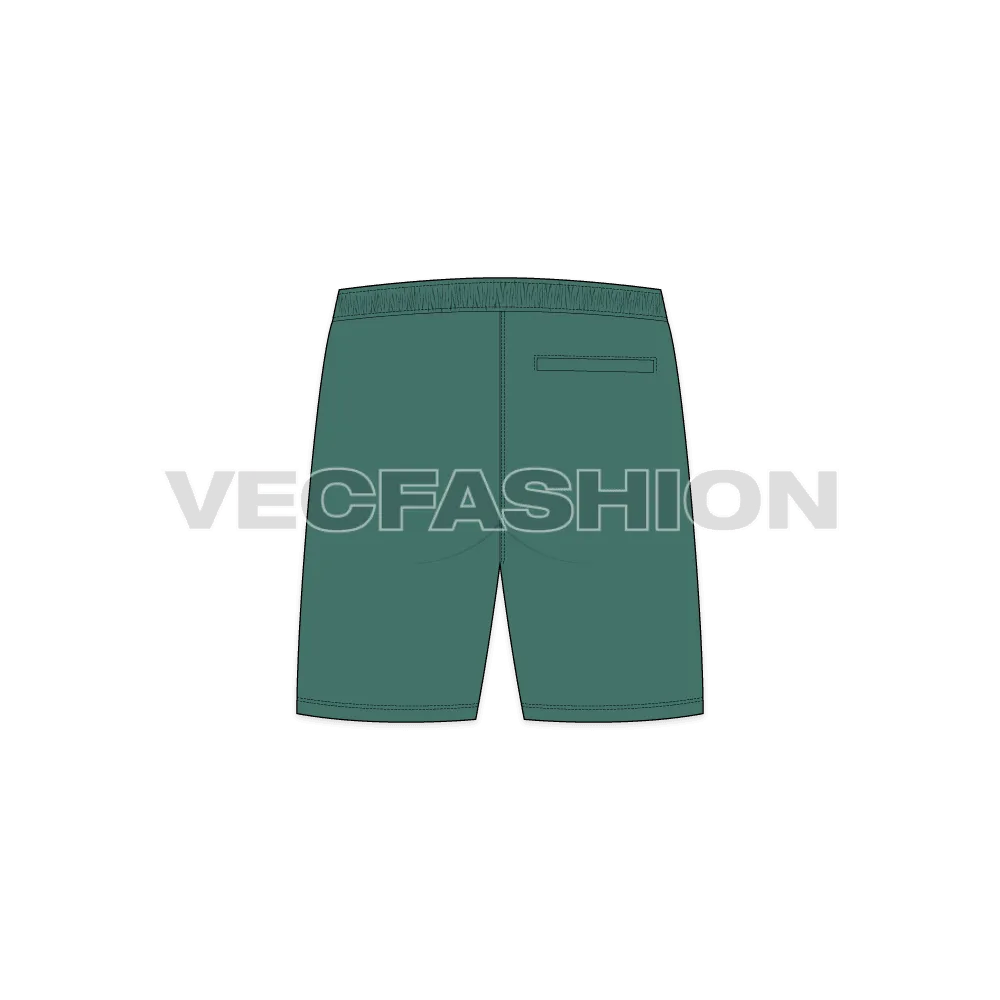 Mens Short Length Swim Shorts