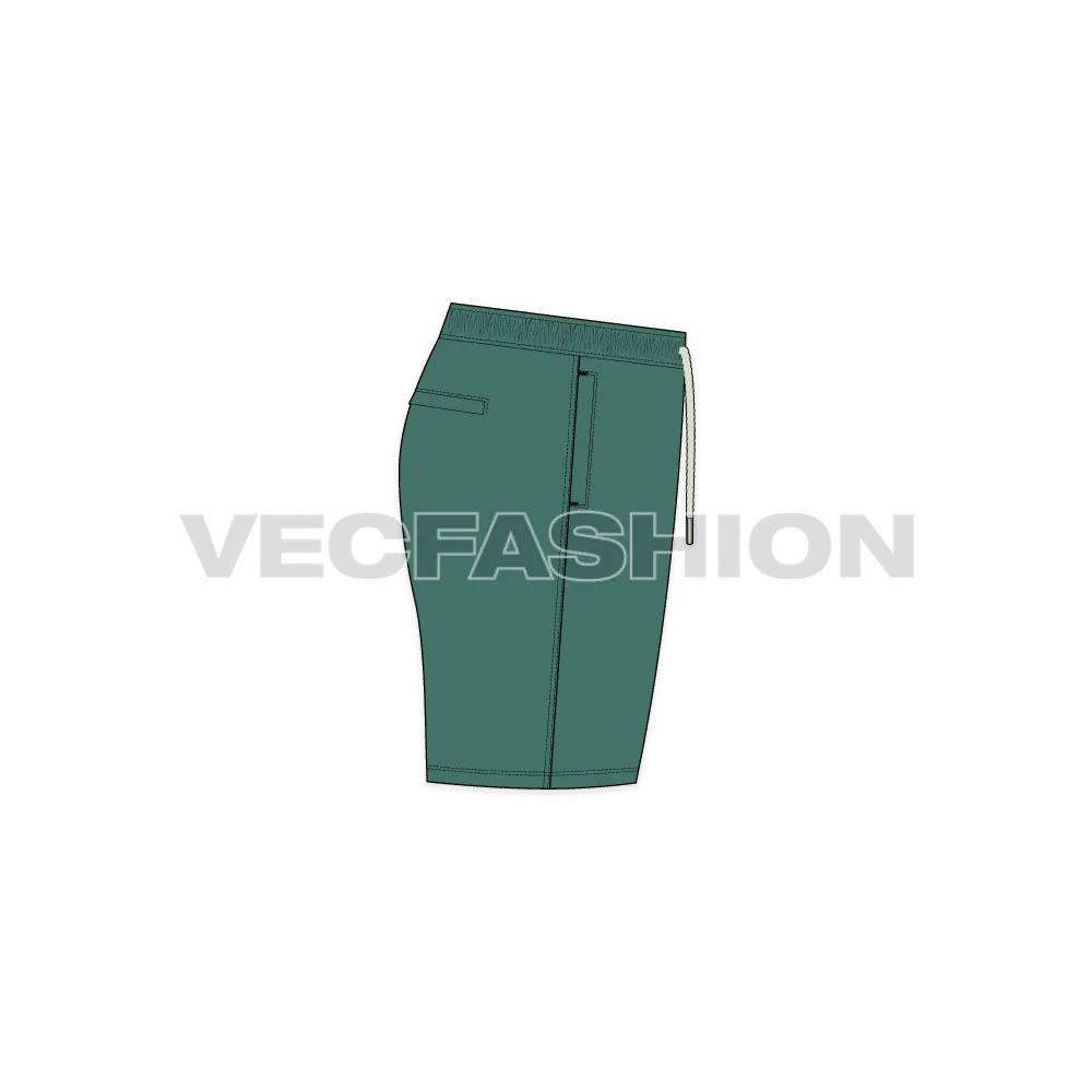 Mens Short Length Swim Shorts