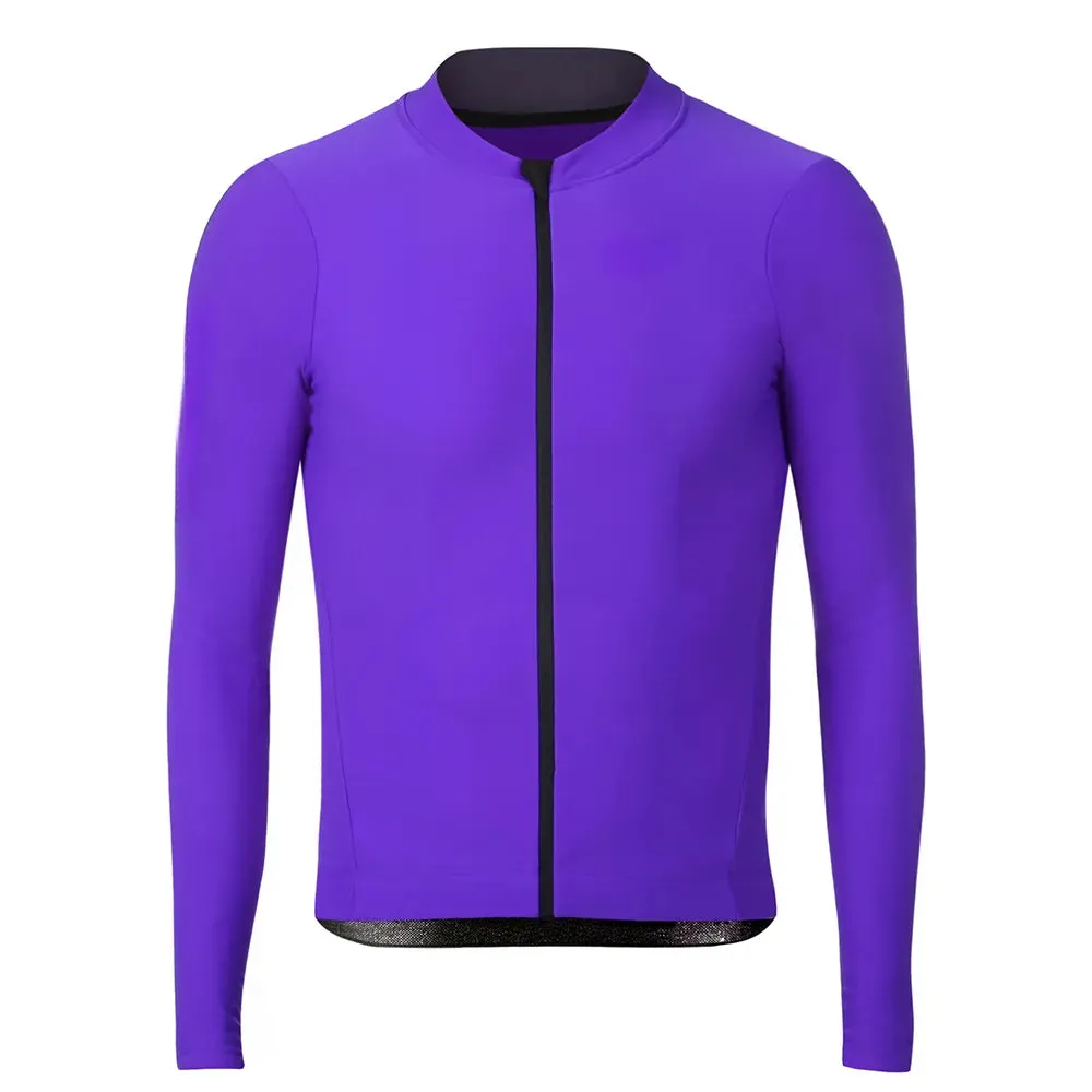 Men's Spring/Autumn Long Sleeve Breathable Cycling Jersey Shirt Road Mtb Wear Bike Uniform Outdoor