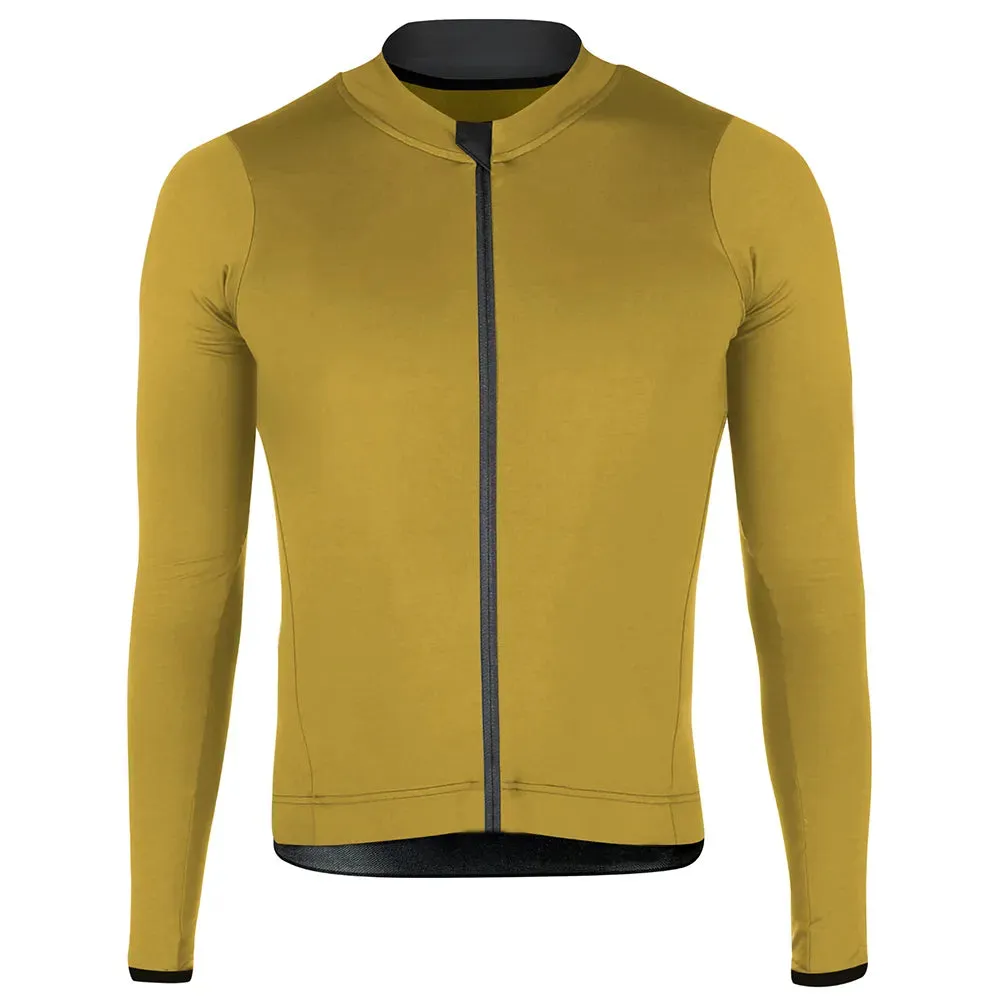 Men's Spring/Autumn Long Sleeve Breathable Cycling Jersey Shirt Road Mtb Wear Bike Uniform Outdoor