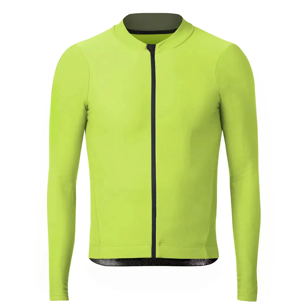 Men's Spring/Autumn Long Sleeve Breathable Cycling Jersey Shirt Road Mtb Wear Bike Uniform Outdoor