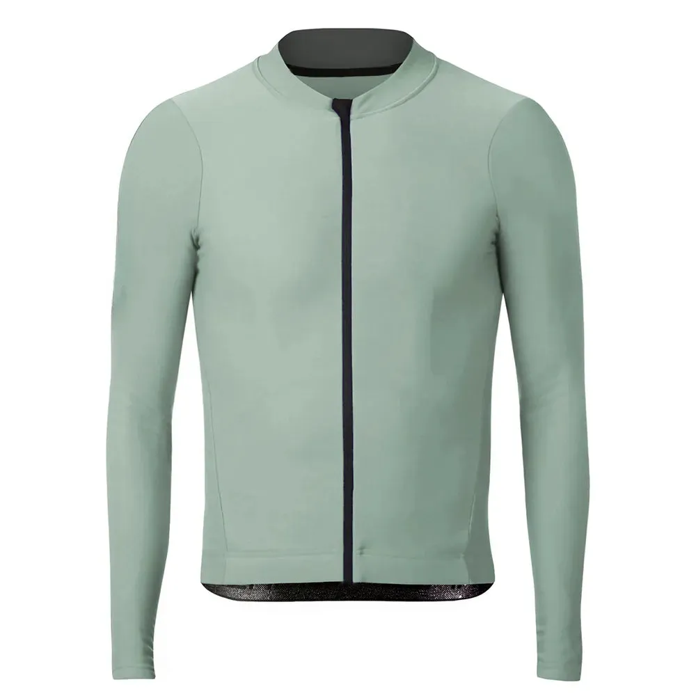 Men's Spring/Autumn Long Sleeve Breathable Cycling Jersey Shirt Road Mtb Wear Bike Uniform Outdoor