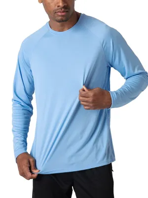 Men's Sun Protection T-shirts Summer UPF 50  Long Sleeve Performance Quick Dry