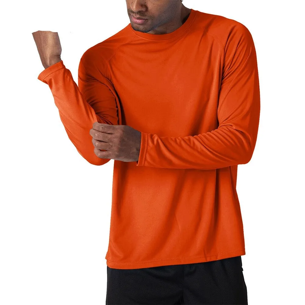 Men's Sun Protection T-shirts Summer UPF 50  Long Sleeve Performance Quick Dry