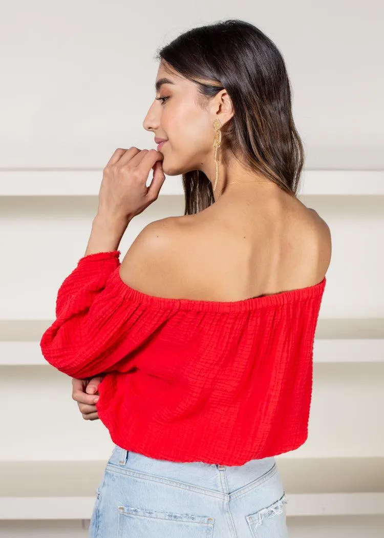 Michael Stars Isabel Gauze Convertible Top