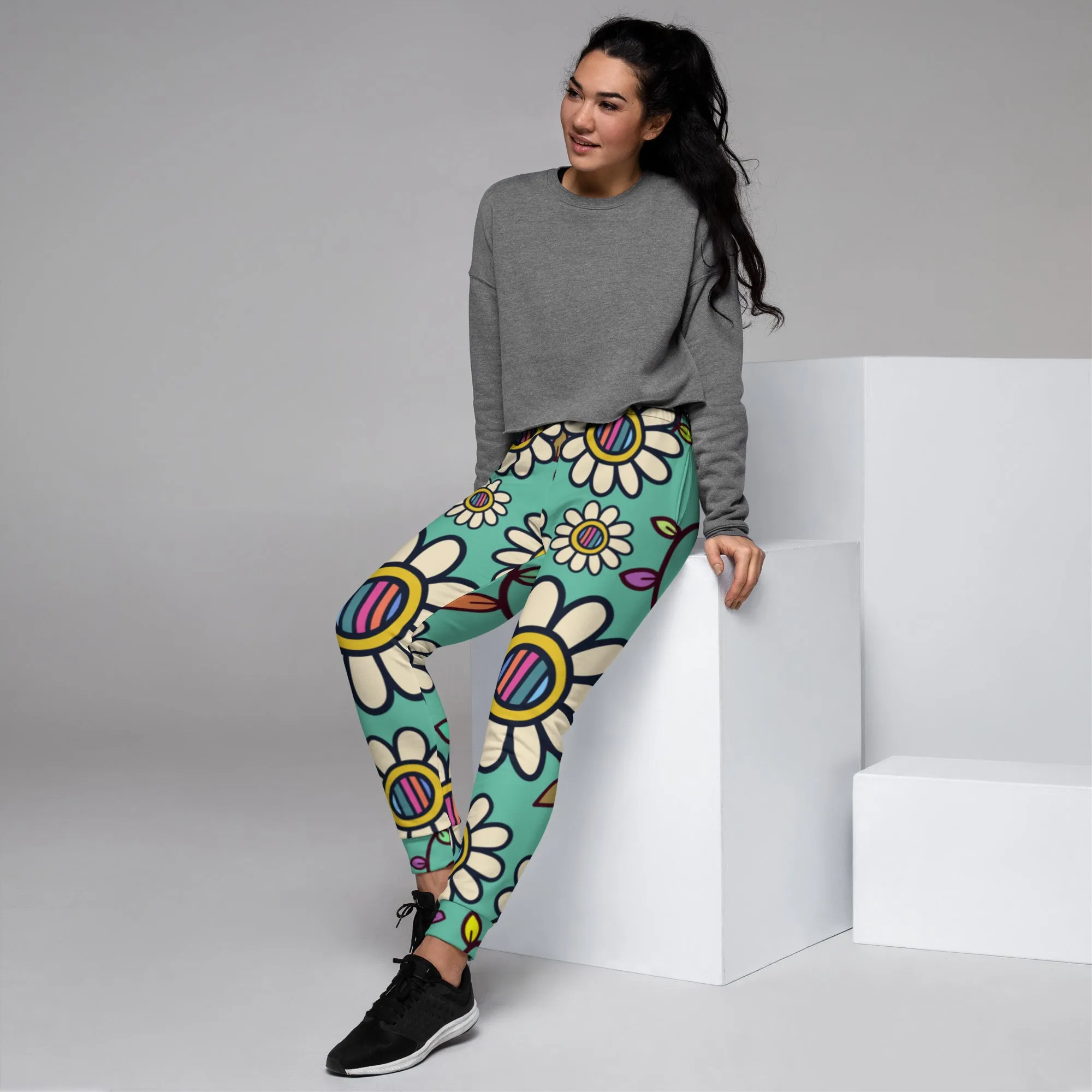 Mint daisy Women's Joggers