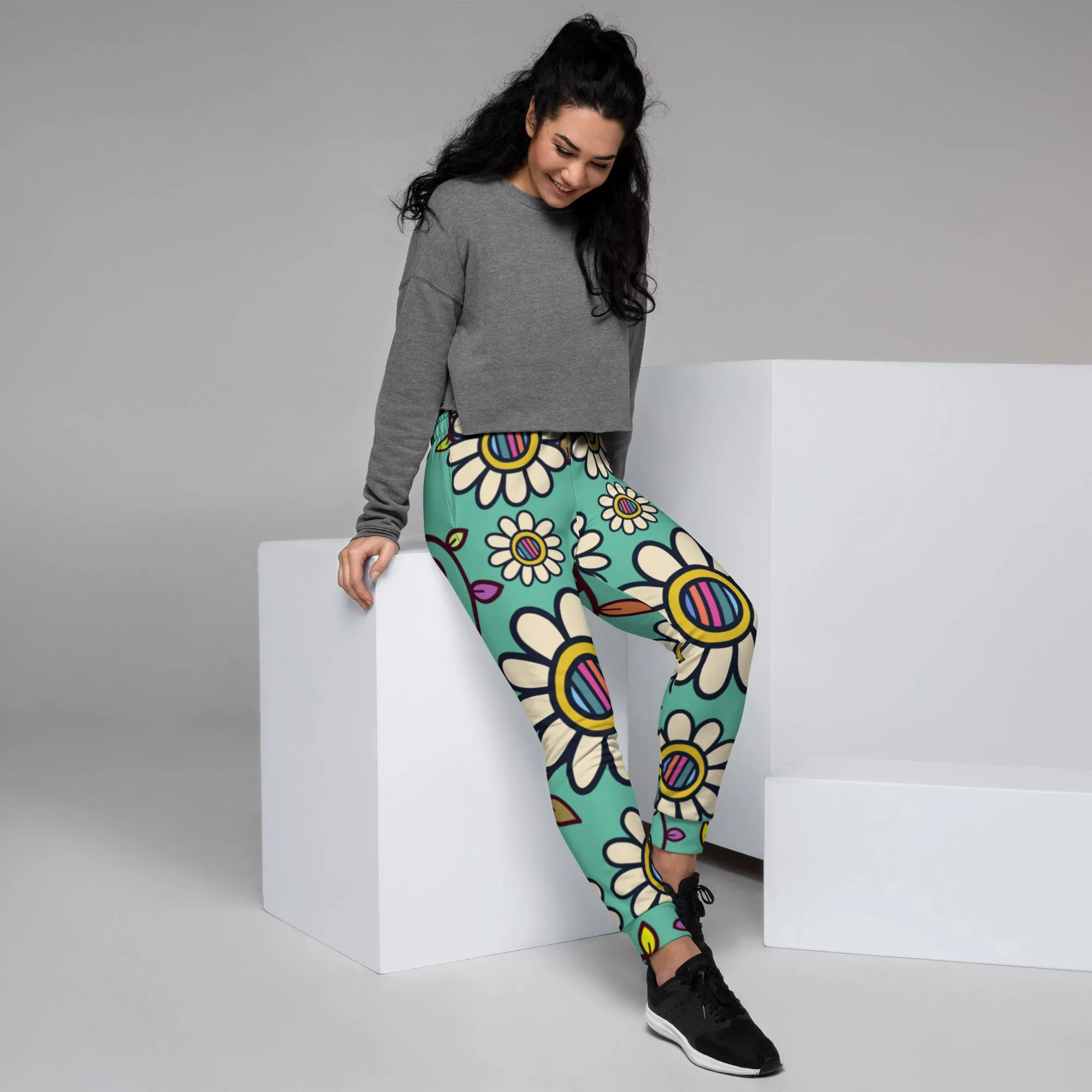 Mint daisy Women's Joggers