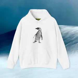MOSS, Dancing Penguin: Unisex Heavy Blend™ Hooded Sweatshirt