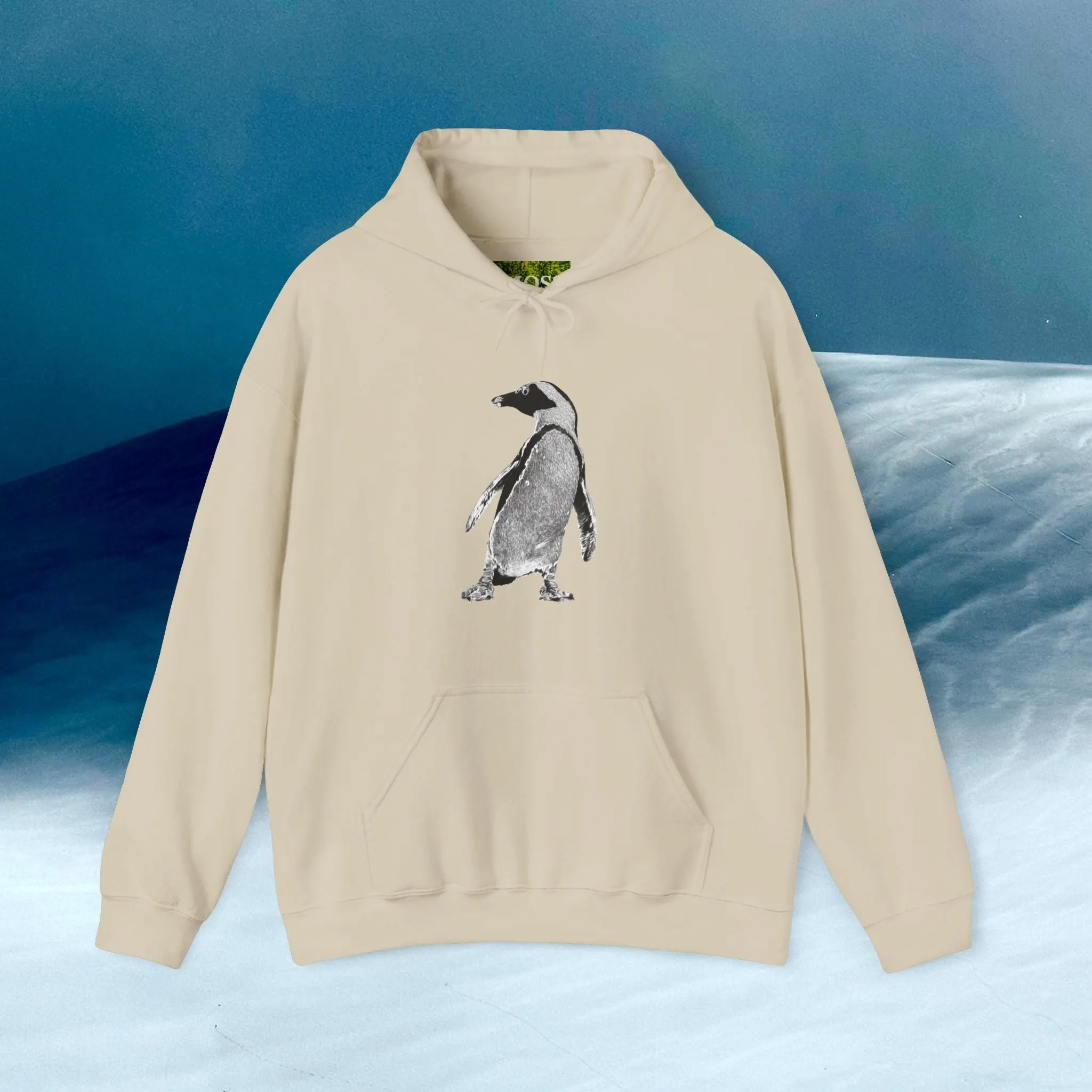 MOSS, Dancing Penguin: Unisex Heavy Blend™ Hooded Sweatshirt