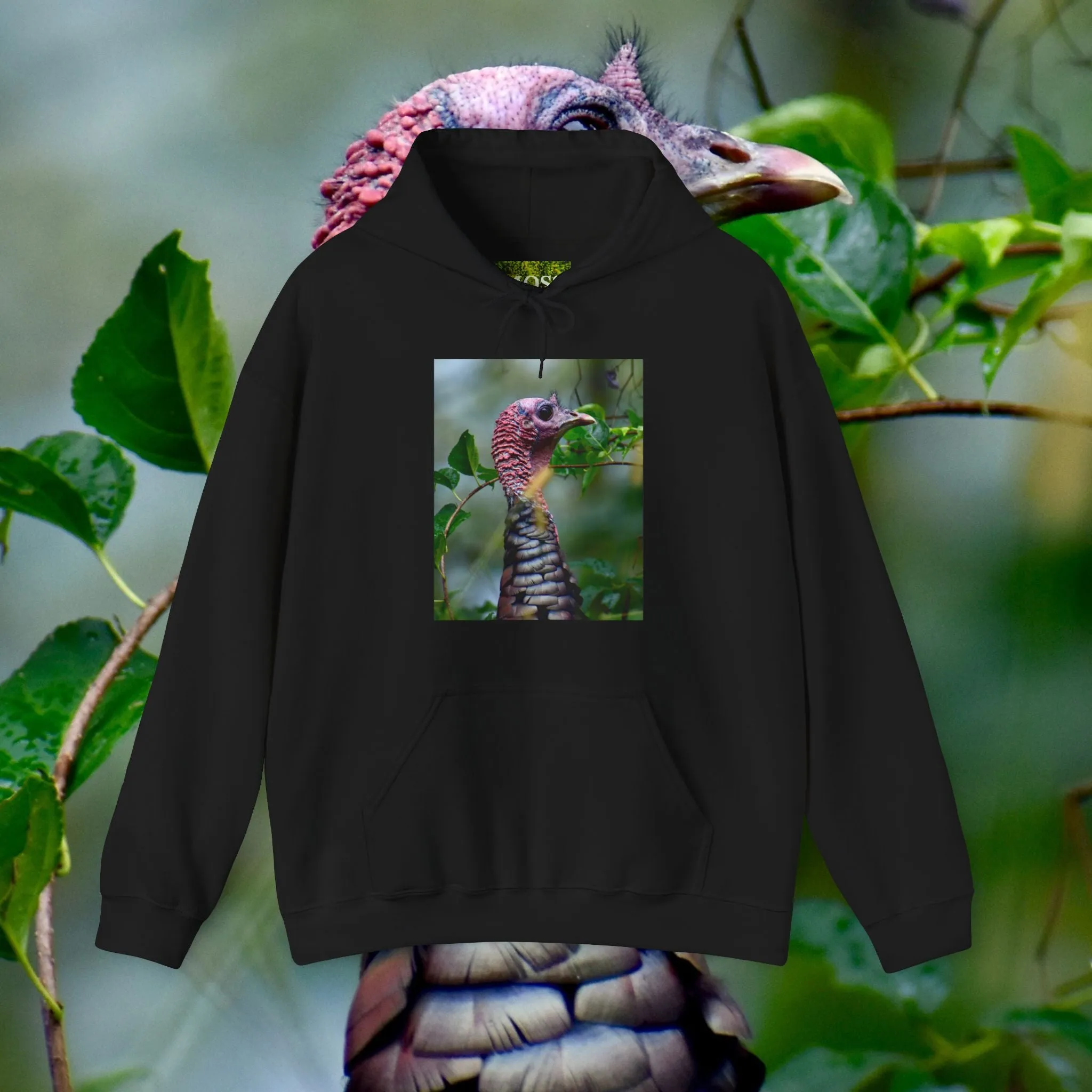 MOSS, Turkey in the Bushes: Unisex Heavy Blend™ Hooded Sweatshirt