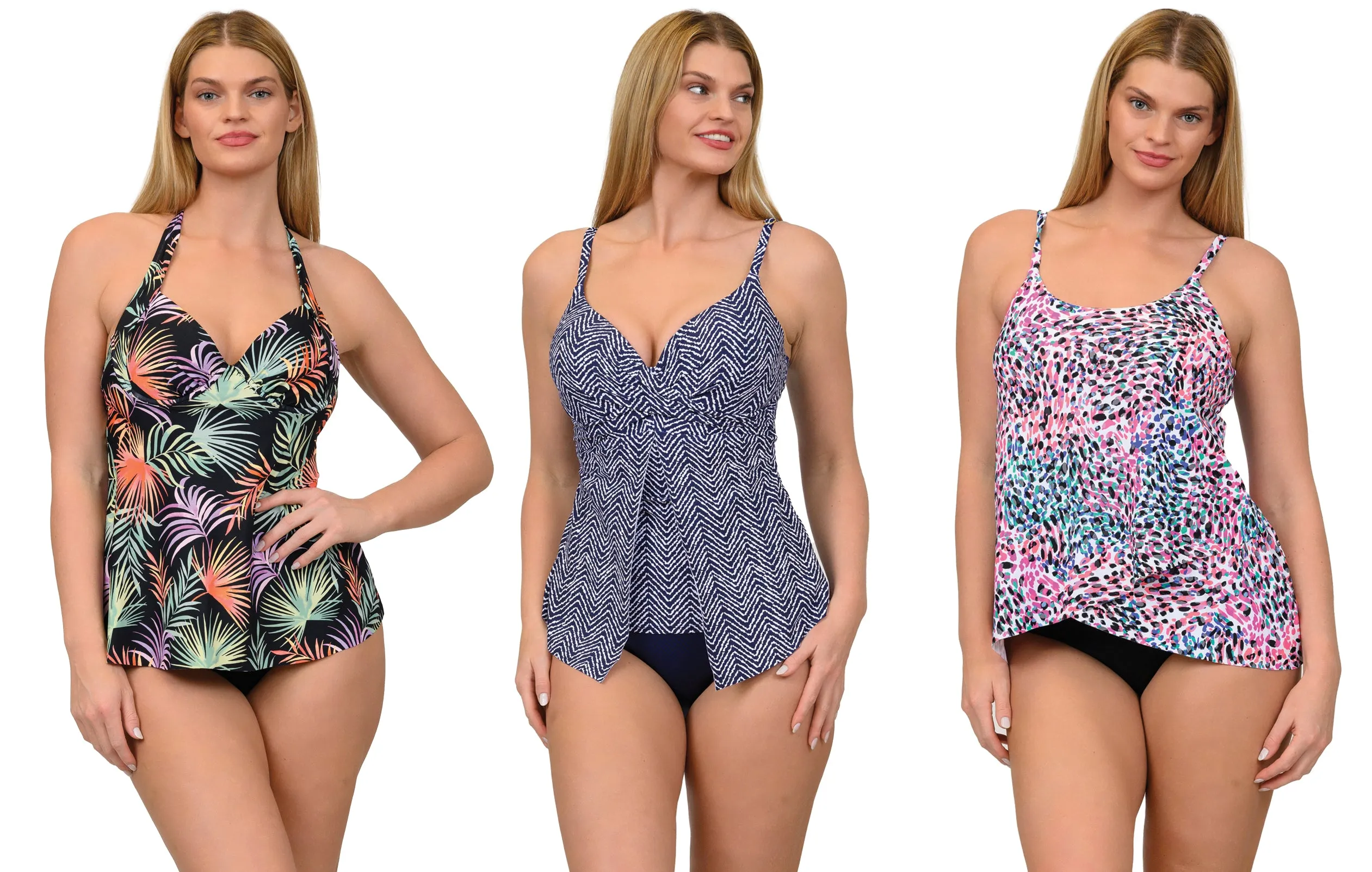 MS-LEITK24 - Wholesale Women's Tankini Sets