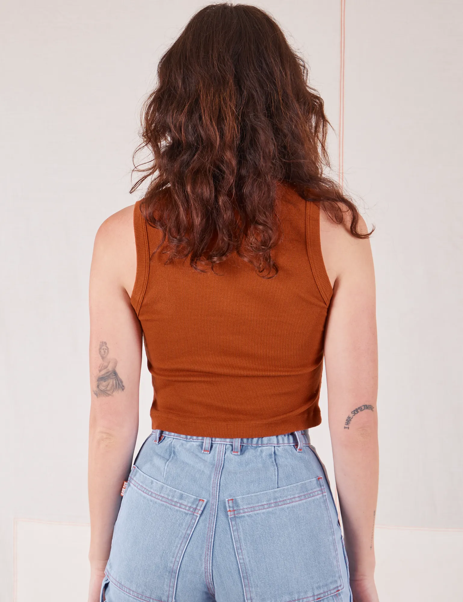 Muscle Tee - Burnt Terracotta