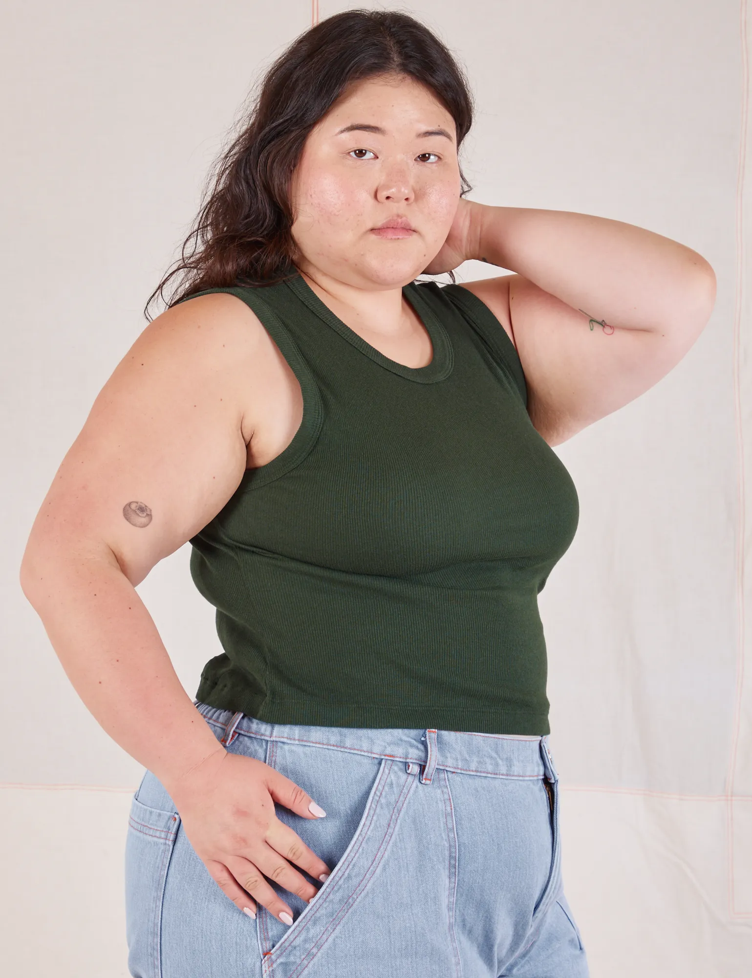 Muscle Tee - Swamp Green