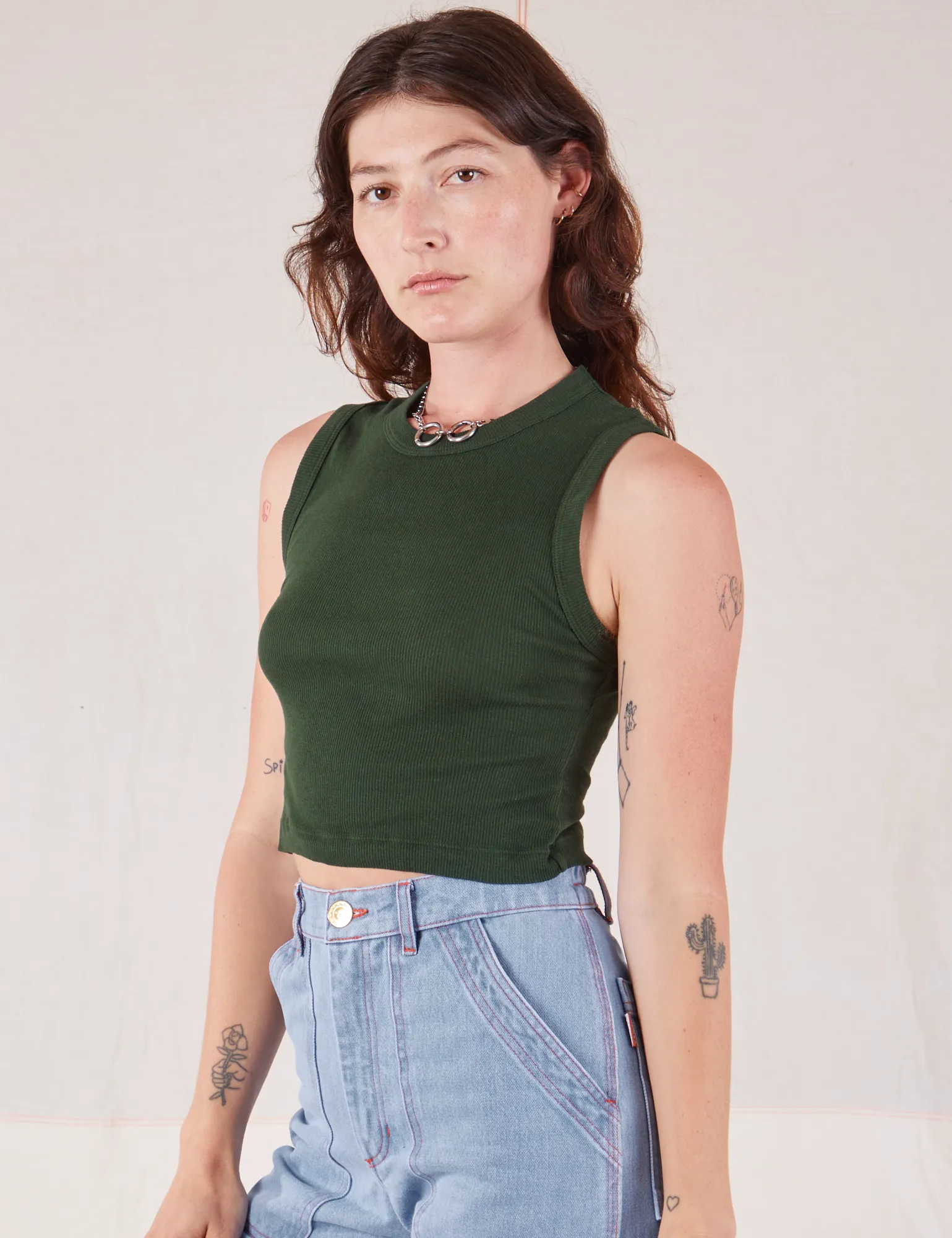 Muscle Tee - Swamp Green