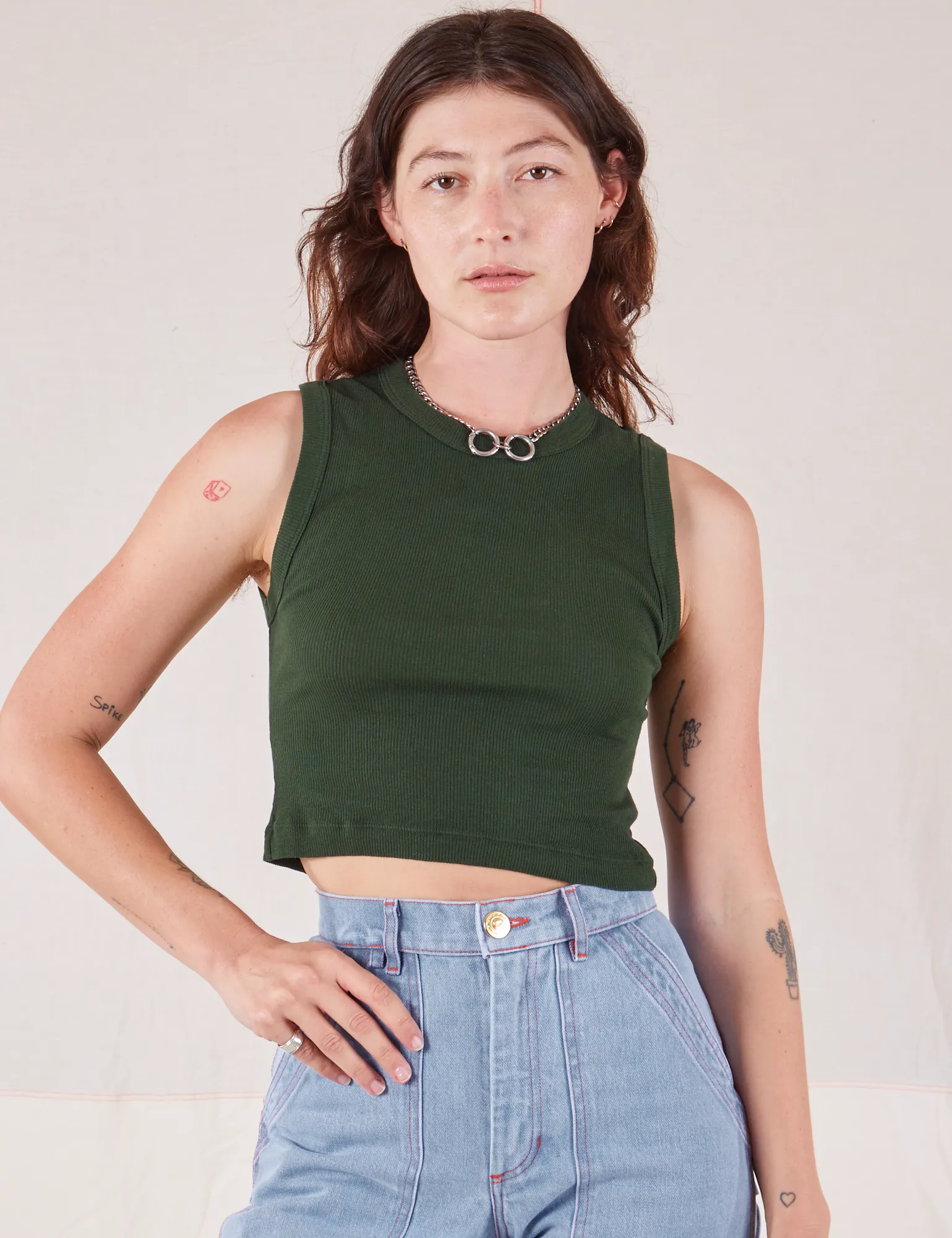 Muscle Tee - Swamp Green
