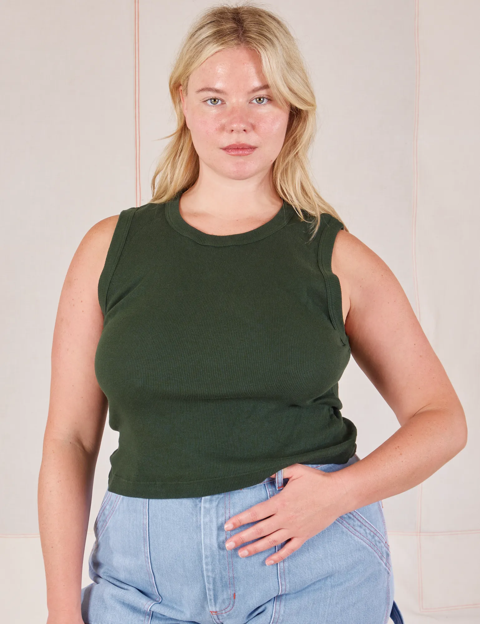 Muscle Tee - Swamp Green