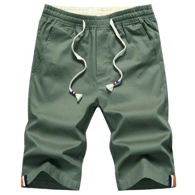 New Arrival Shorts Men Hot Sale Casual Beach Shorts Homme Quality Bottoms Elastic Waist Fashion Brand Boardshorts