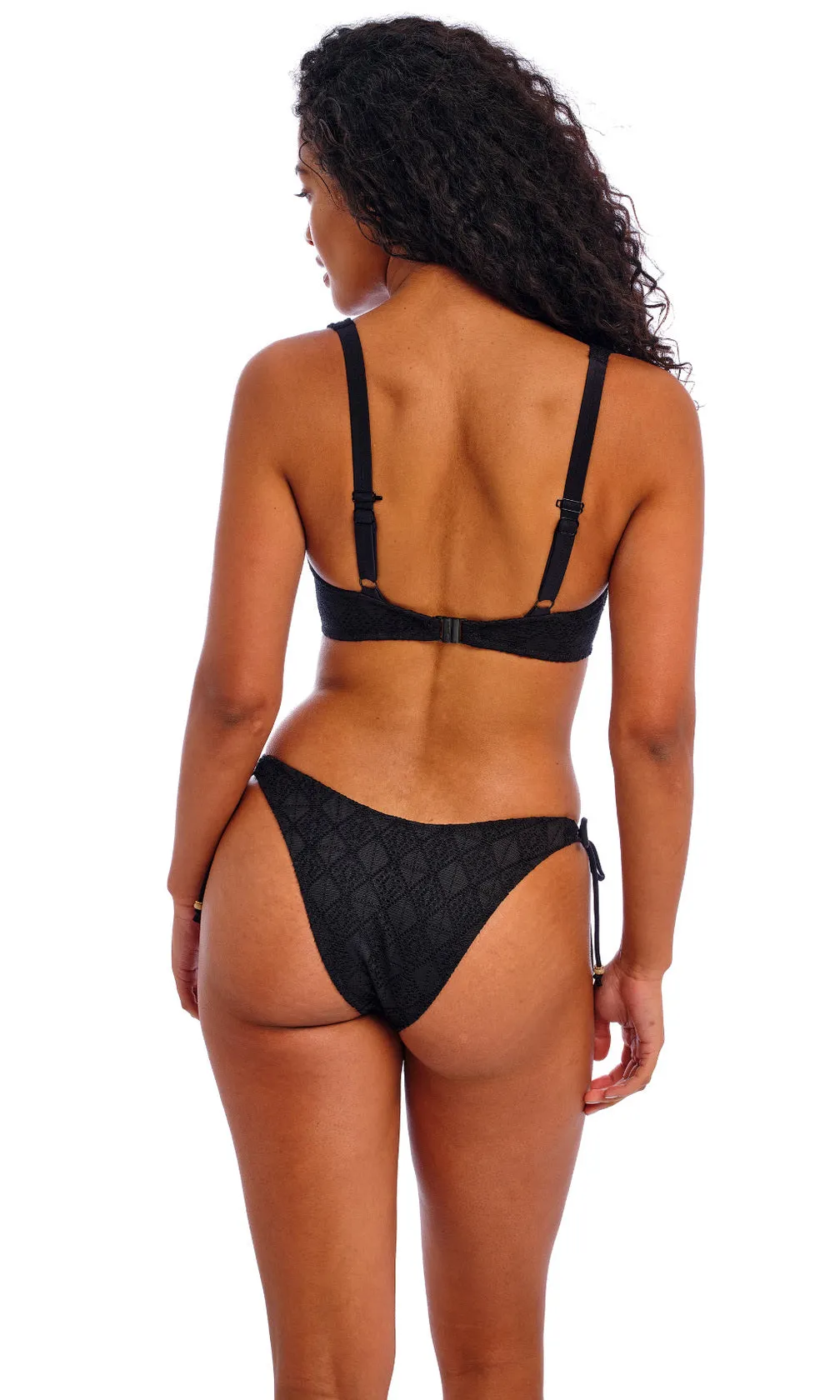 Nomad Nights Black UW High Apex Bikini Top, Special Order D Cup to J Cup
