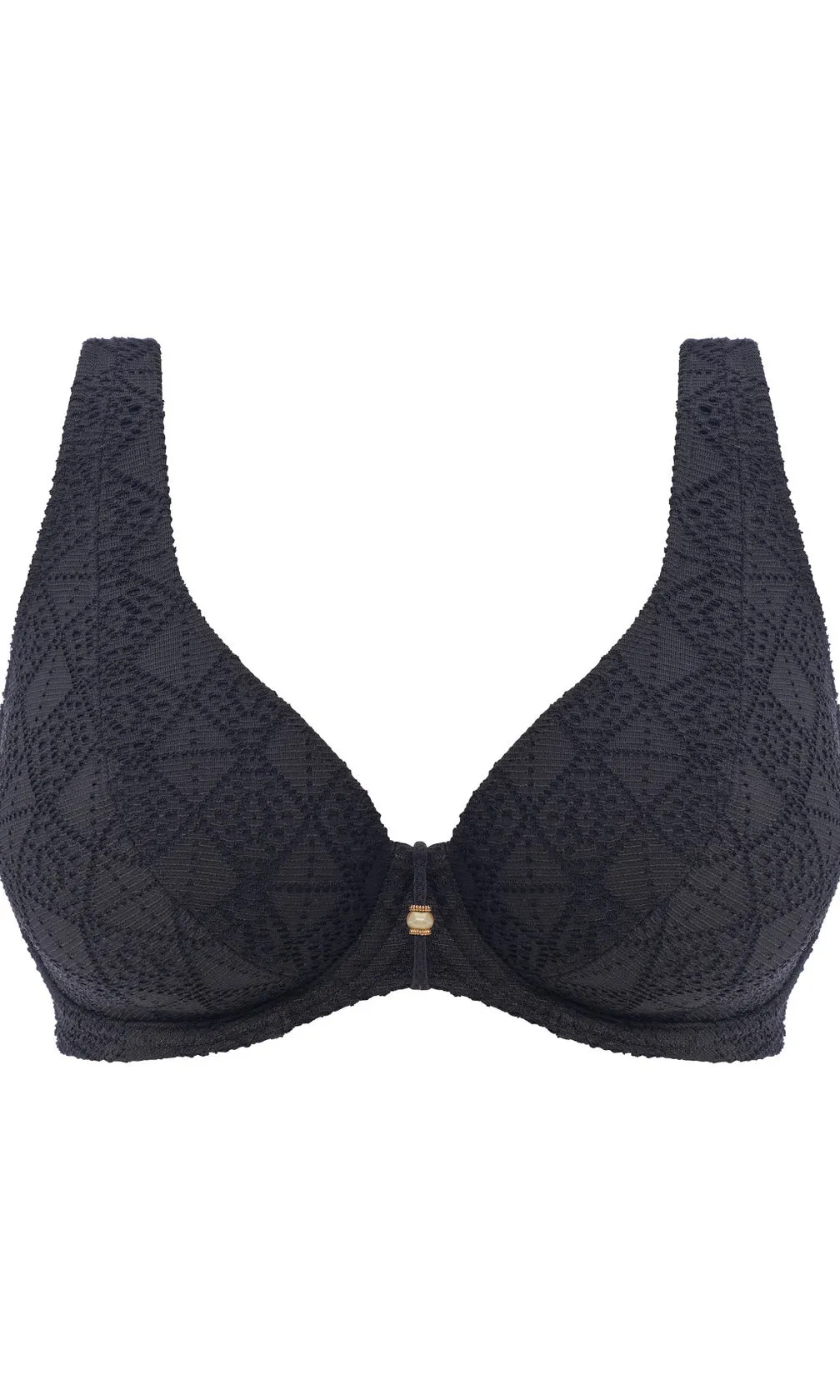 Nomad Nights Black UW High Apex Bikini Top, Special Order D Cup to J Cup