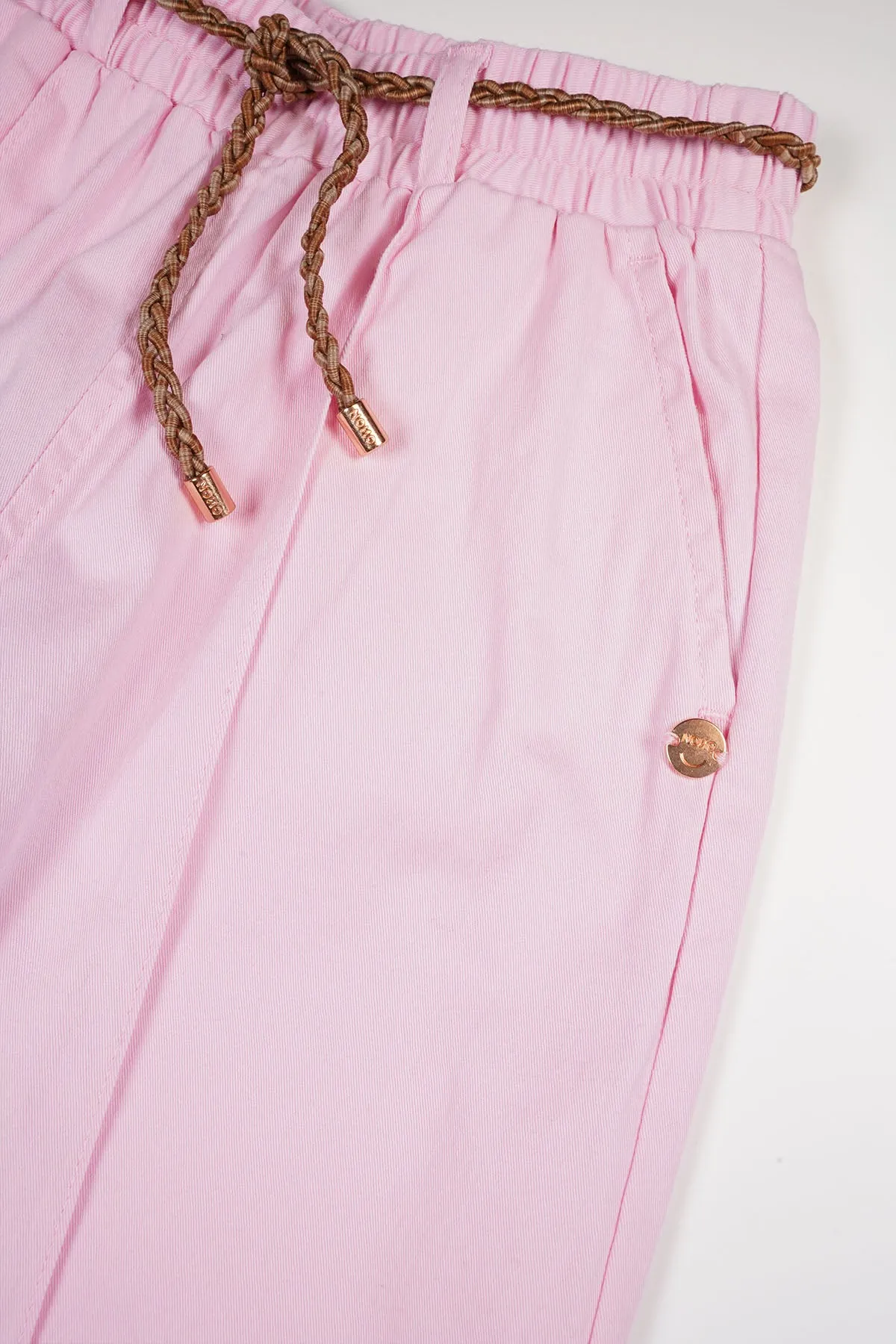 NoNo Sayla Twill Palazzo Pants Braided Cord