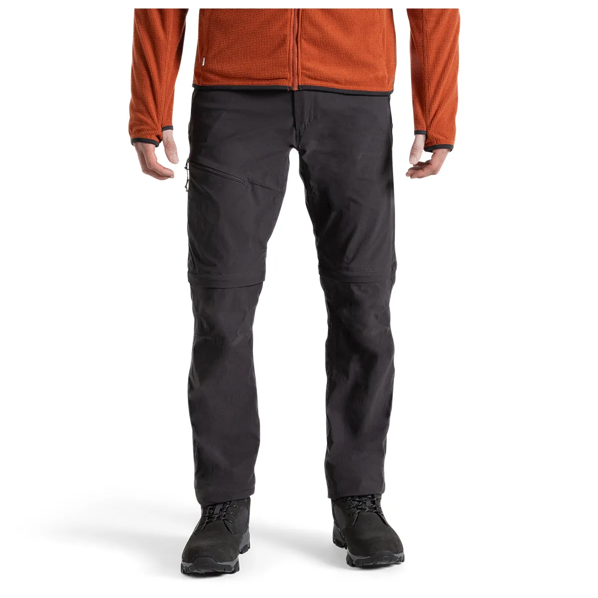 Nosilife Pro Convertible Trousers - Black Pepper Regular Leg