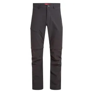 Nosilife Pro Convertible Trousers - Black Pepper Regular Leg