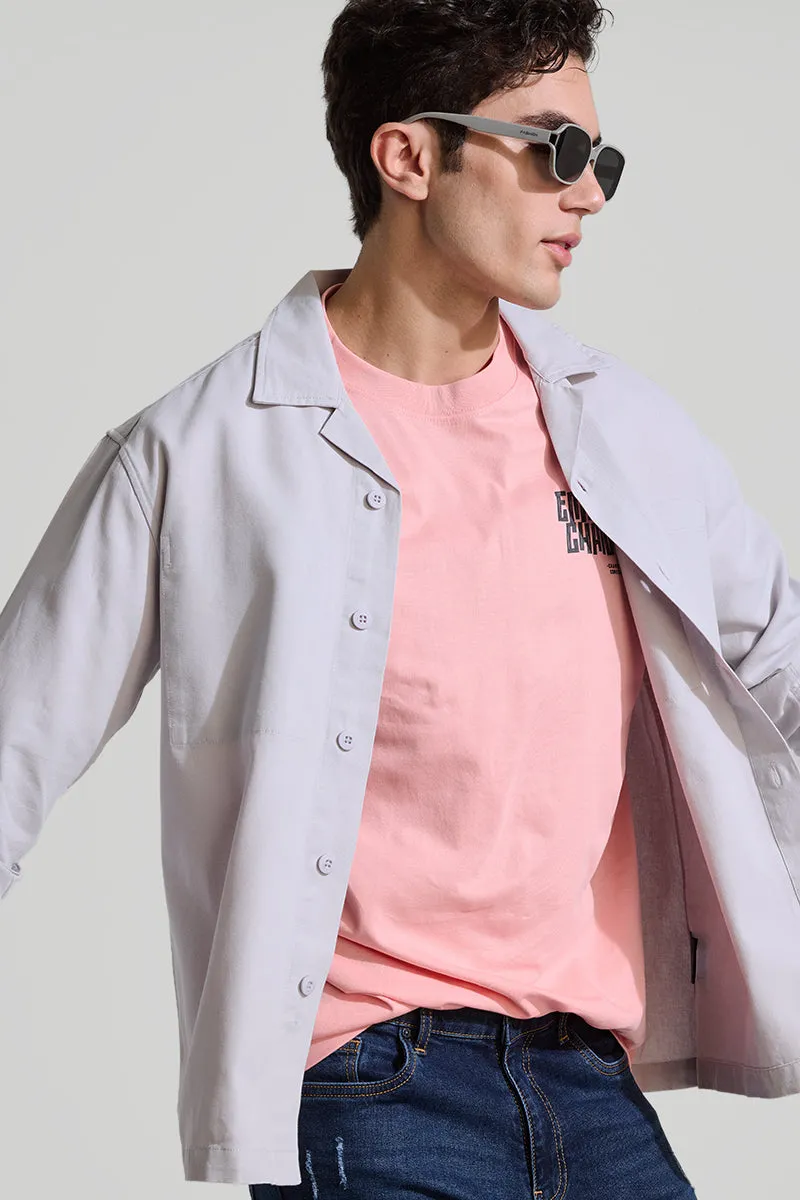 Off White Relaxed Fit Overshirt