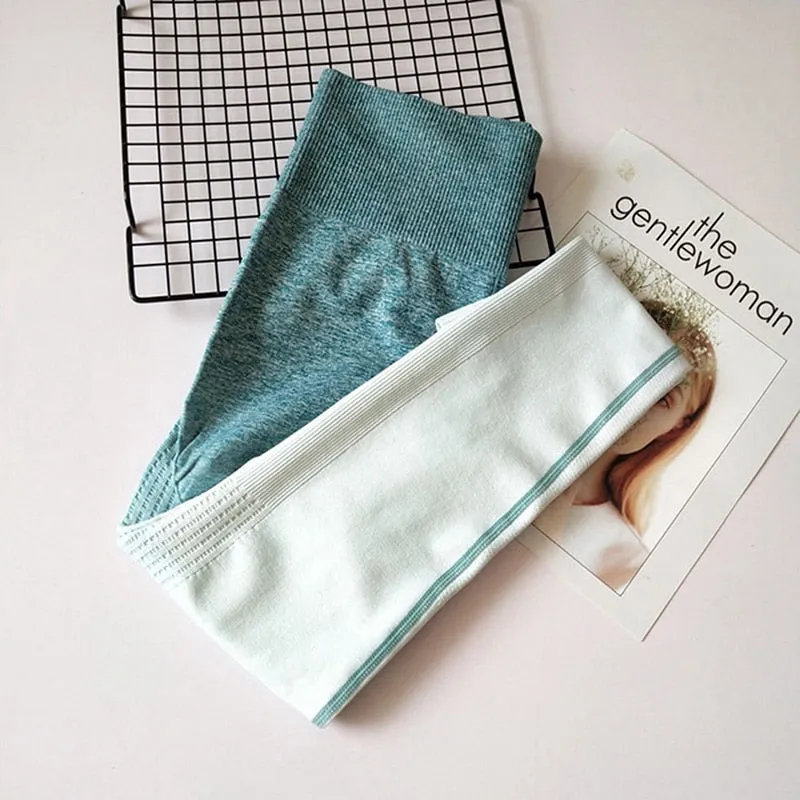 Ombre Seamless Short Sleeve Set