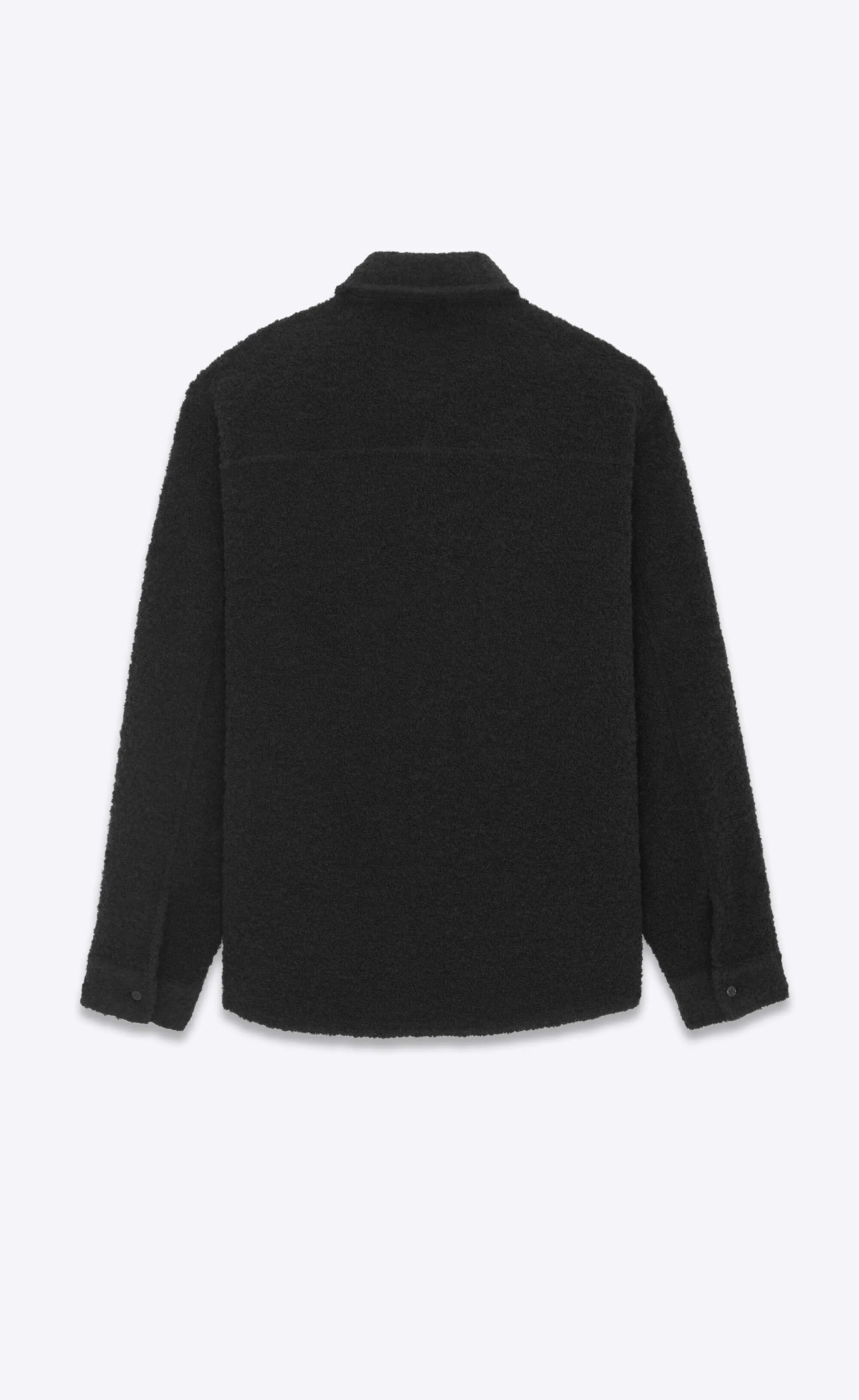 Overshirt in Raw Denim Wool