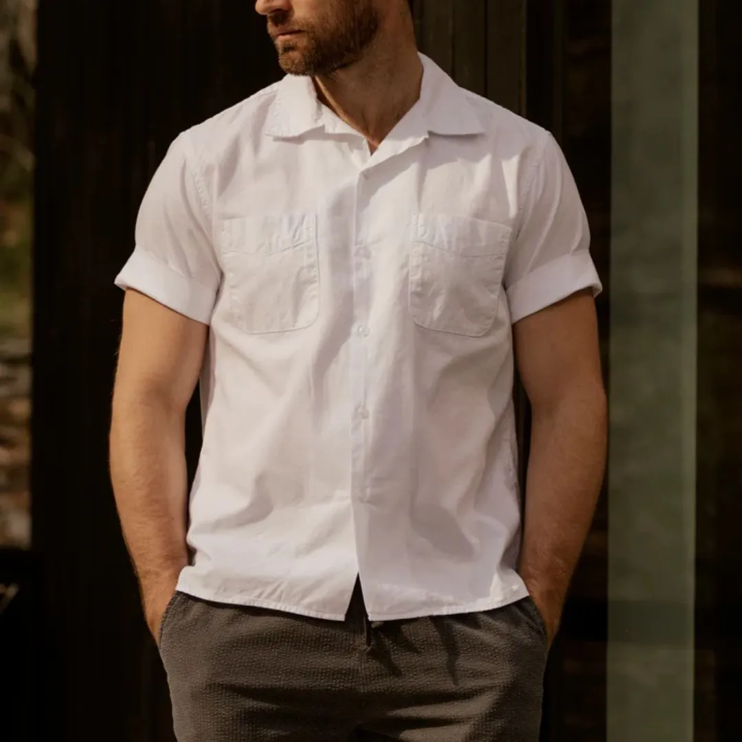 Oxford Camp Shirt (White)