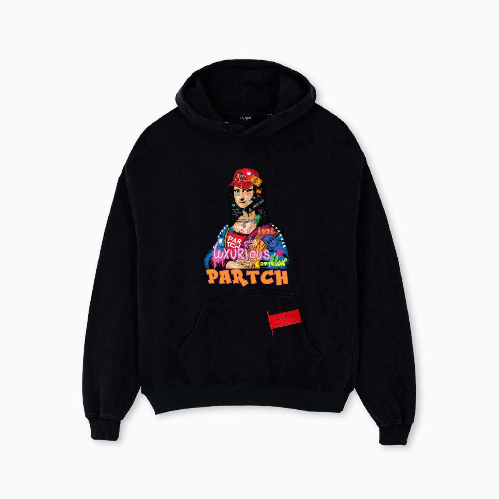 PARTCH Idol Graphic Hoodie Black