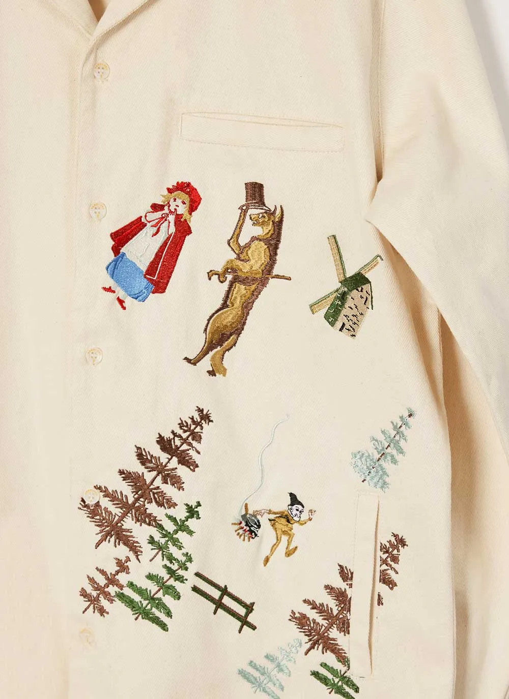 Perci & The Wolf Overshirt | Ecru