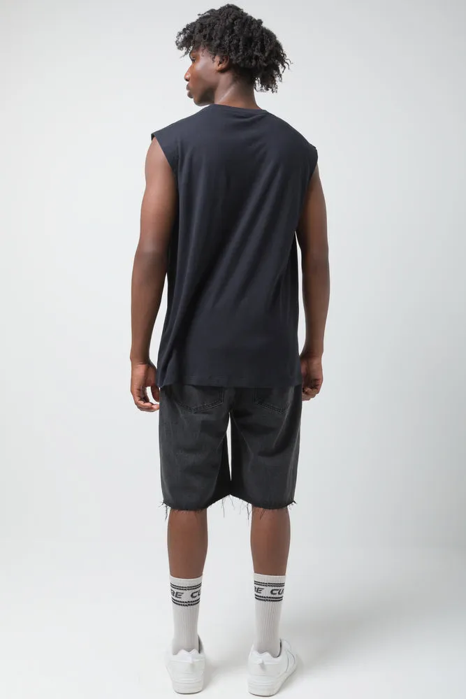 Pop Smoke Muscle Hugger T-Shirt Black