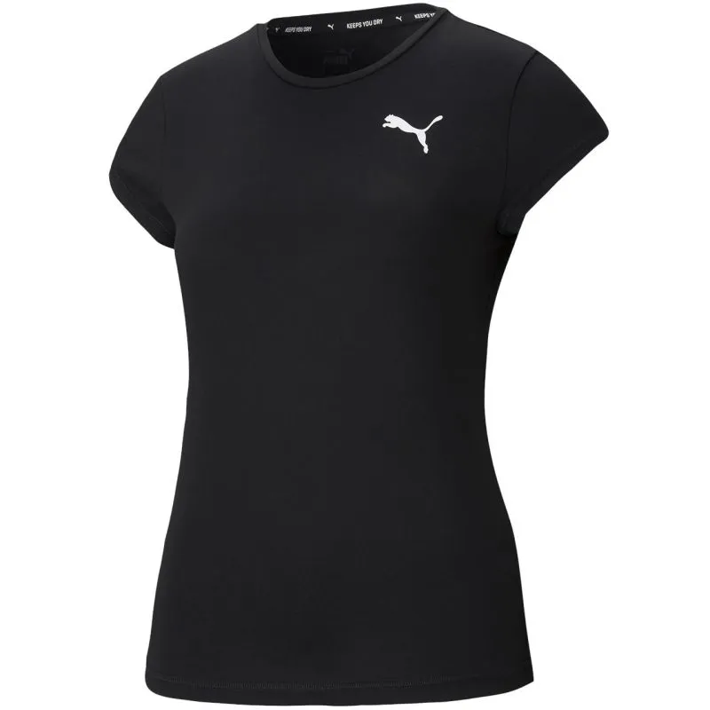 Puma Women's Quick-Dry Active Tee - Black Performance Shirt 586857 01