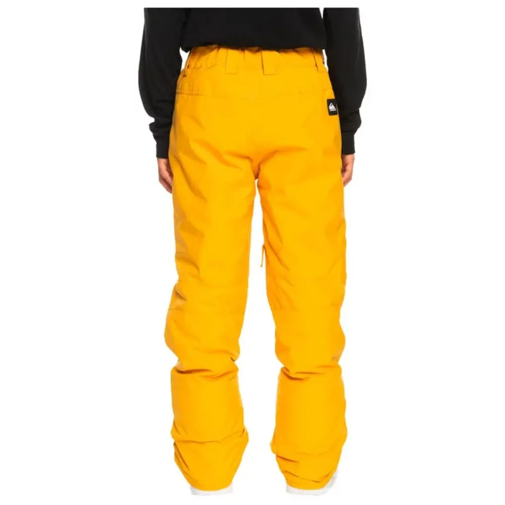 Quiksilver Estate Boys Ski Pants - Mineral Yellow