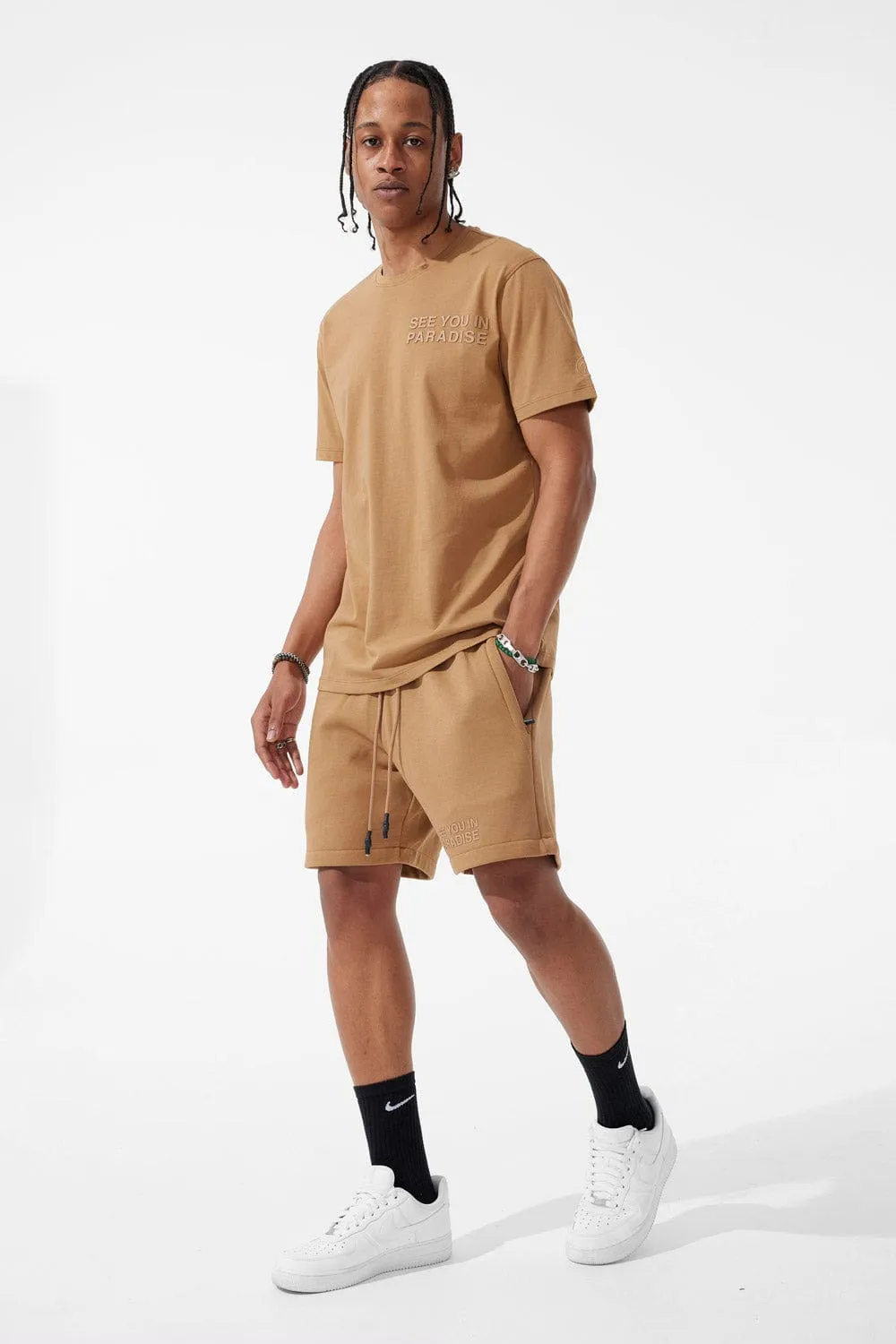 Retro - Paradise Tonal Shorts (Mocha)