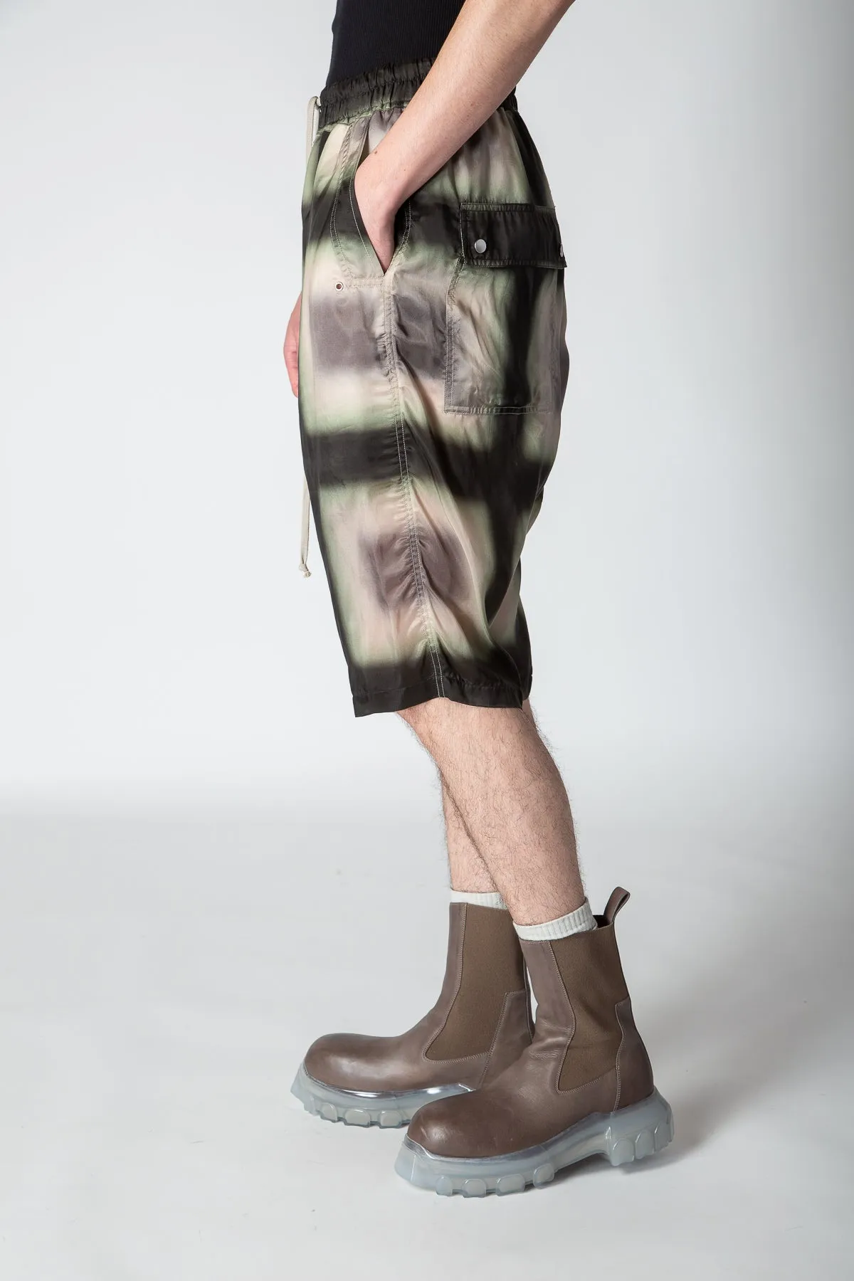 RICK OWENS | BELA POD PLAID SHORTS