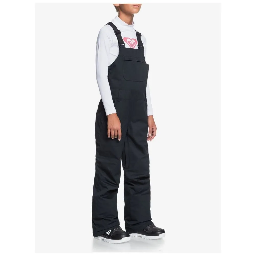 Roxy Non Stop Girls Bib Pant - True Black