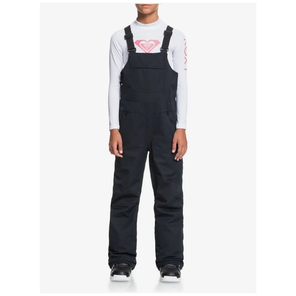 Roxy Non Stop Girls Bib Pant - True Black