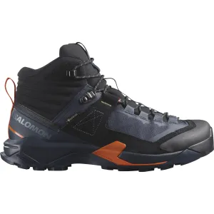 Salomon Men&#x27;s X Ultra Alpine Mid GORE-TEX Blue Nights/Black/Red Orange | Buy Salomon Men&#x27;s X Ultra Alpine Mid GORE-TEX Blue Nights/Black/Red Orange here | Outnorth