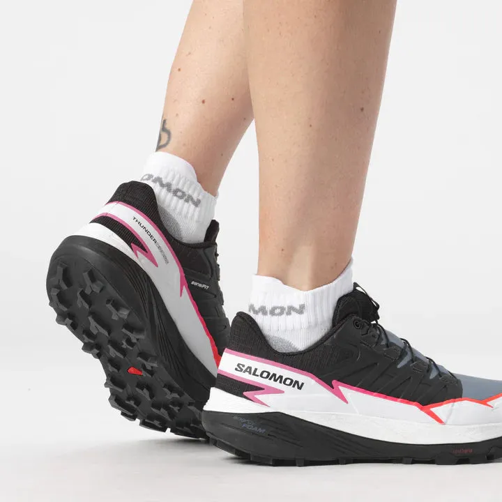 Salomon Thundercross Shoes (Women's) Black Bering Sea Pink Glow