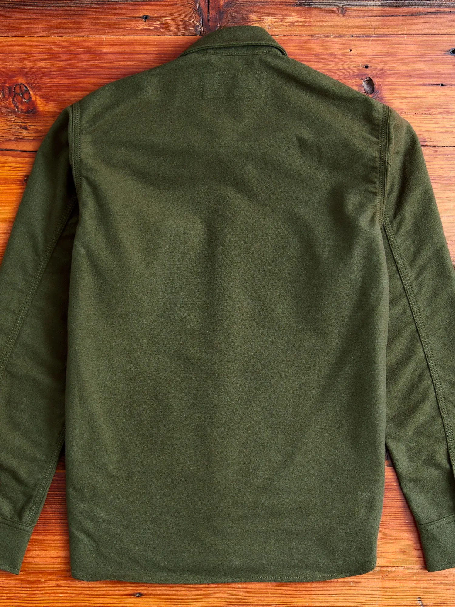 Service Shirt in Olive Flannel